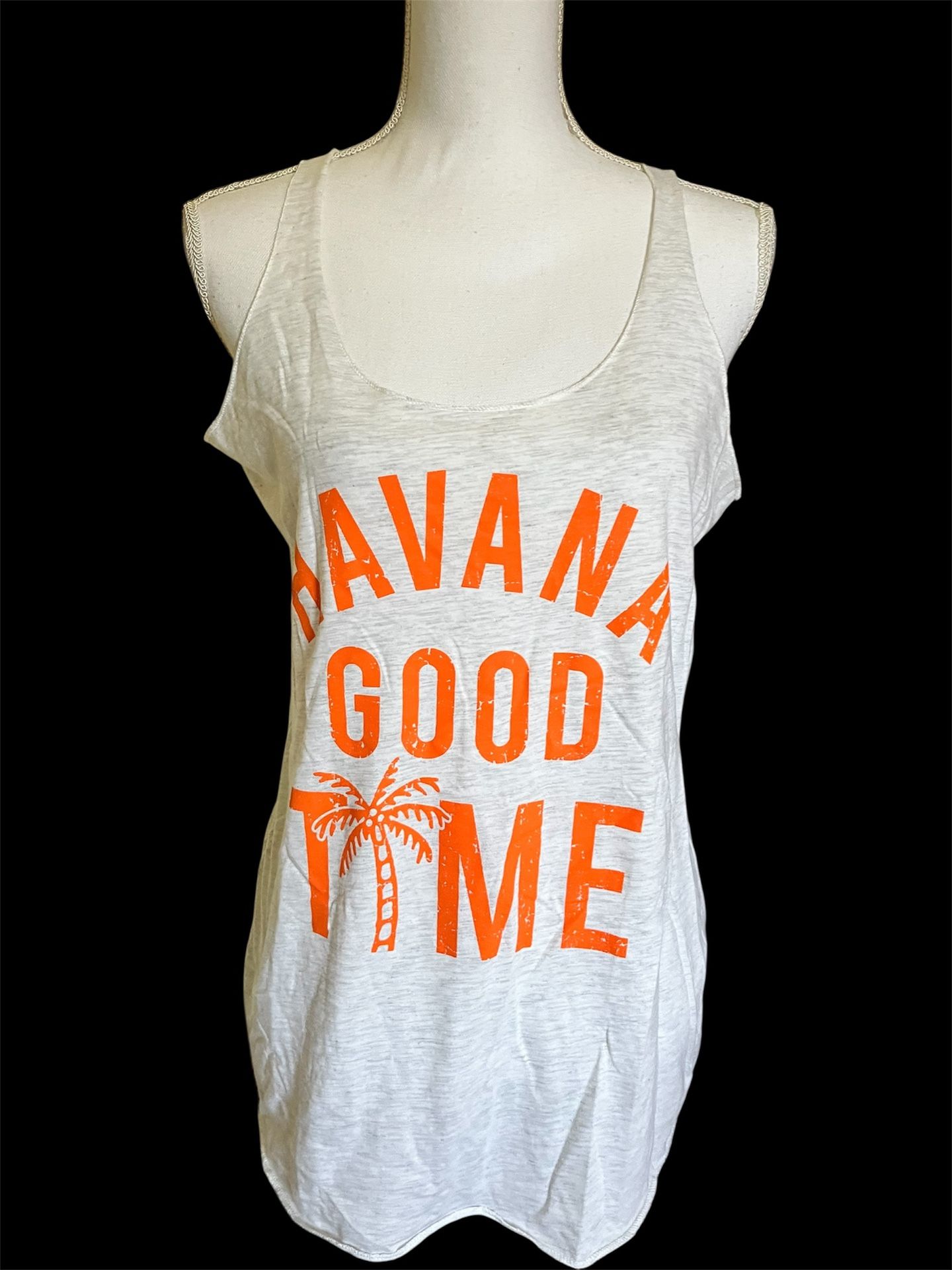 Havana Good Time Lightweight Racerback Fashion Tank Top