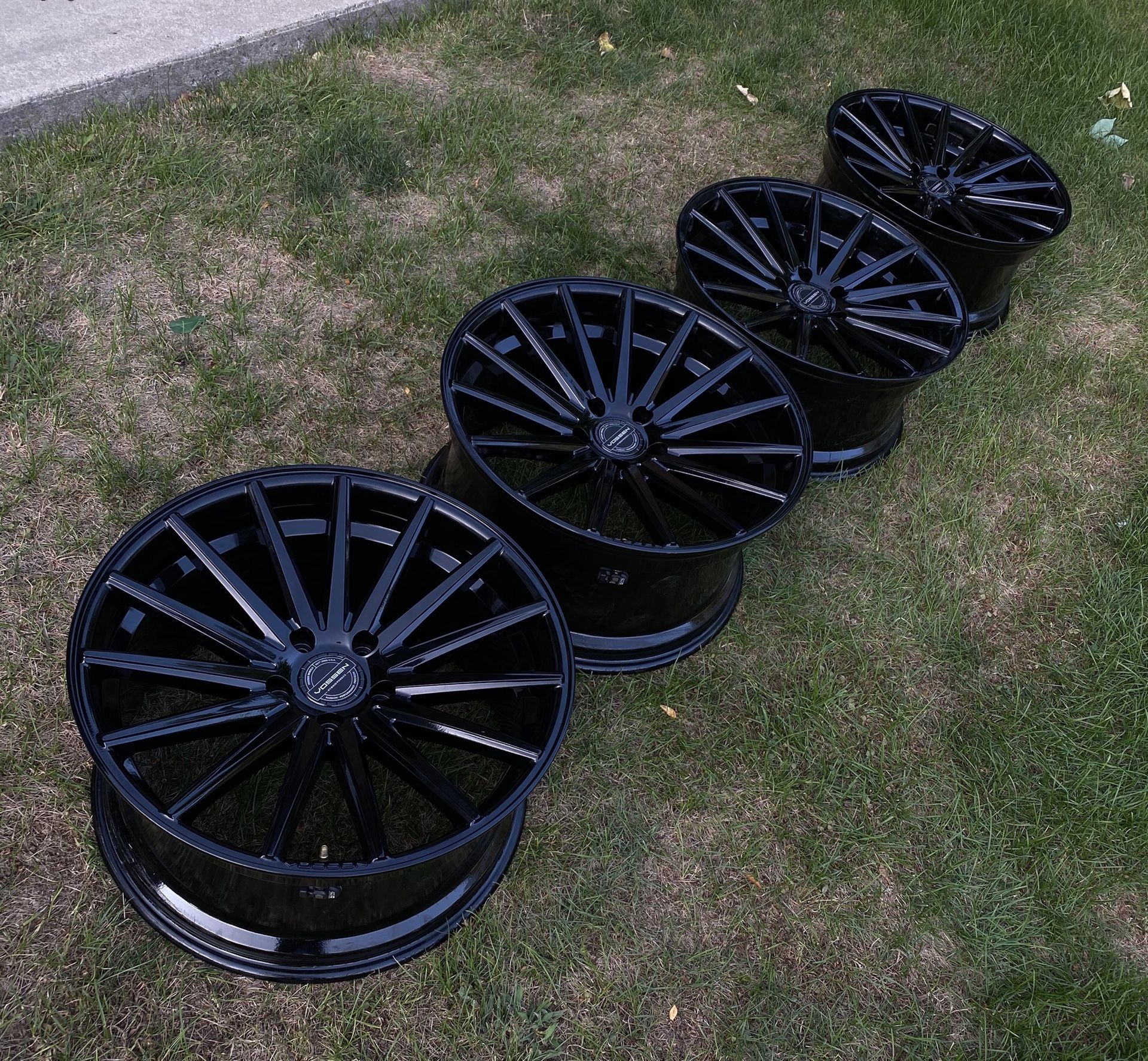 Vossen VFS 2 Gloss Black Rims Wheels