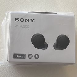 Sony WF-C500 Truly Wireless In-Ear Bluetooth Headphones Black BRAND NEW SEALED