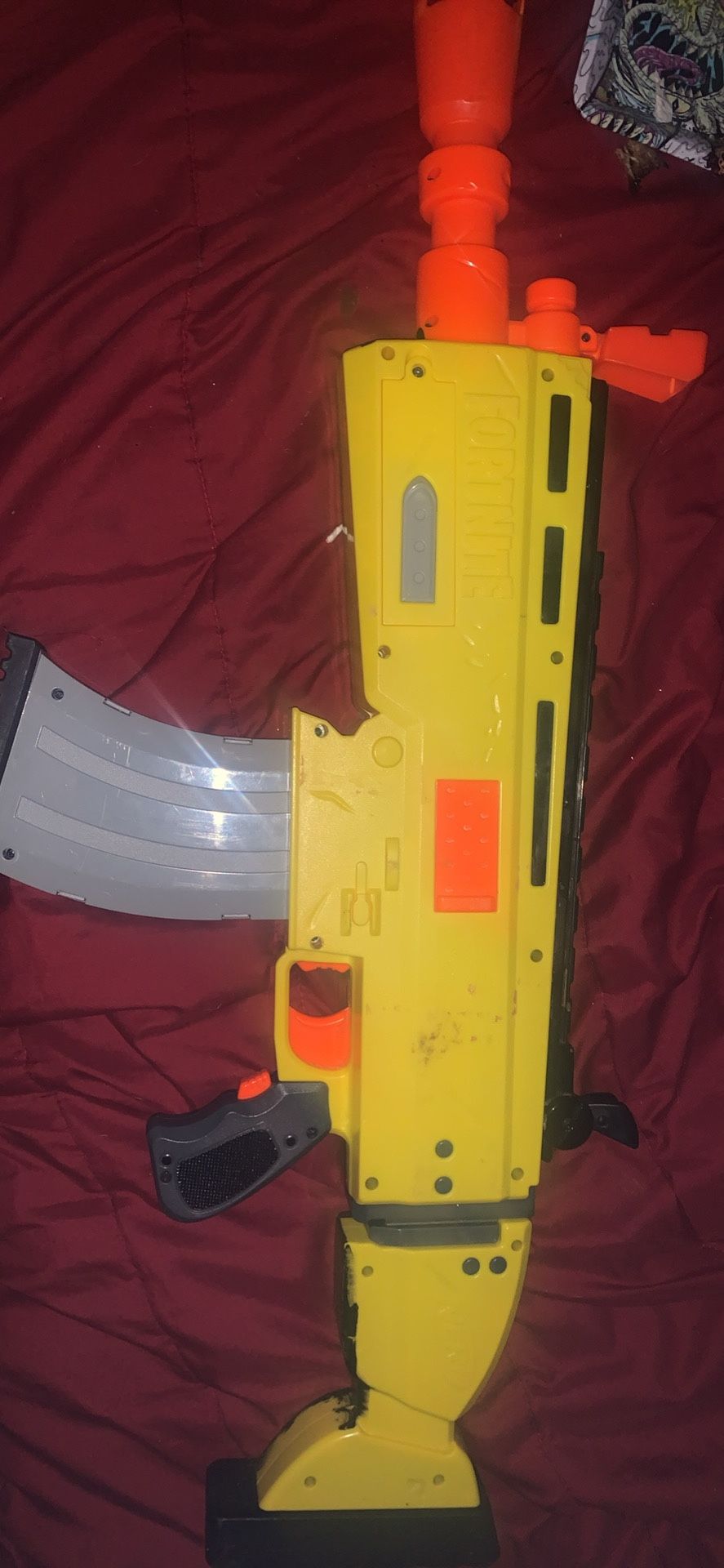 fortnite scar nerf gun