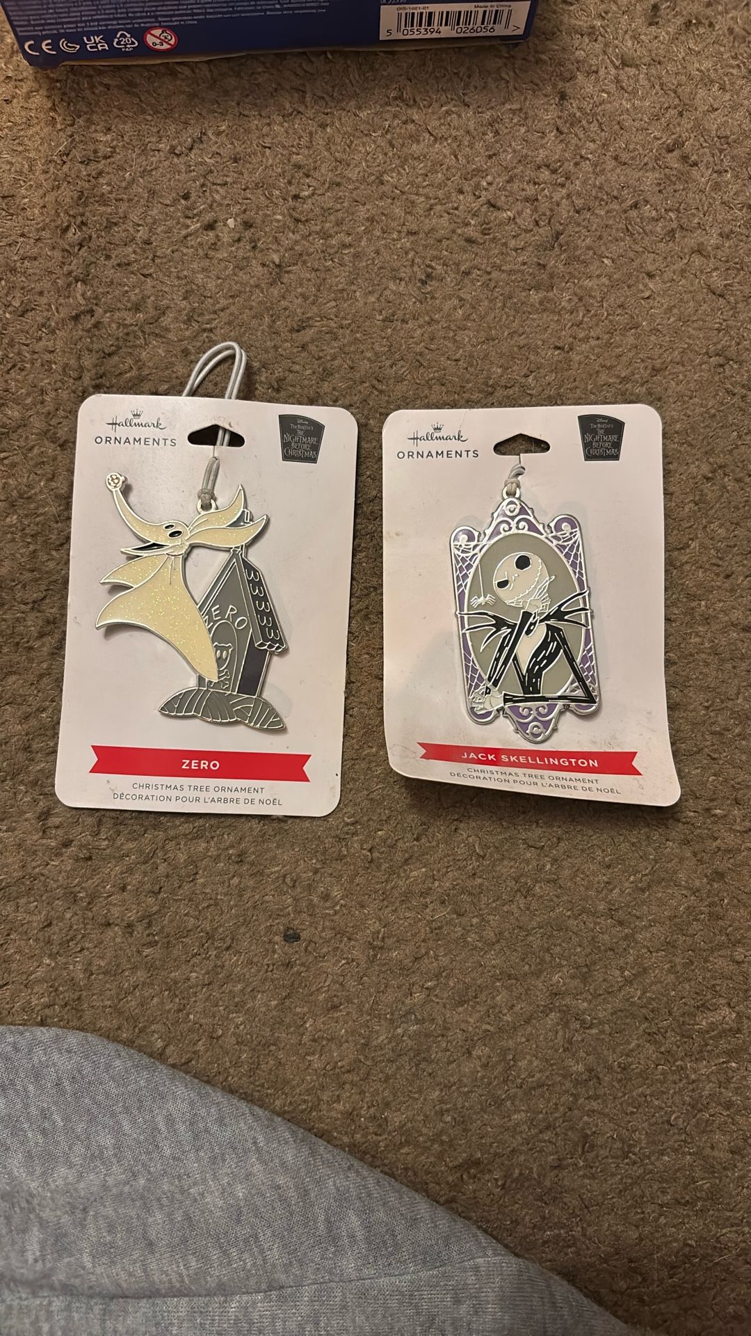 Nightmare Before Christmas Flat Ornaments