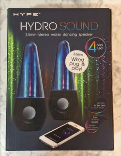 BLUETOOTH WATER DANCING SPEAKERS - HYPE HYDRO SOUND