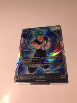 Dragon Ball Super Secret Rare Super Saiyan Vegito/potara