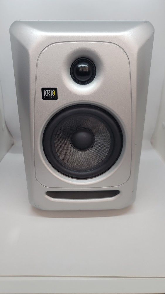 KRK Systems Classic 5 CL5G3 5 inch > Only One Speaker < Powered Studio Monitor Limited Edition Silver