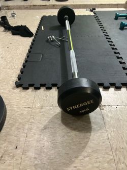 40lbs Synergee fixed barbell