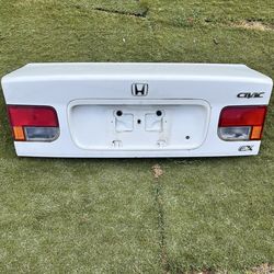 OEM Honda Civic 96-98 Trunk (White) Trunk Only