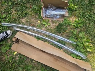 New Curved Shower Curtain Rod Kit – Chrome