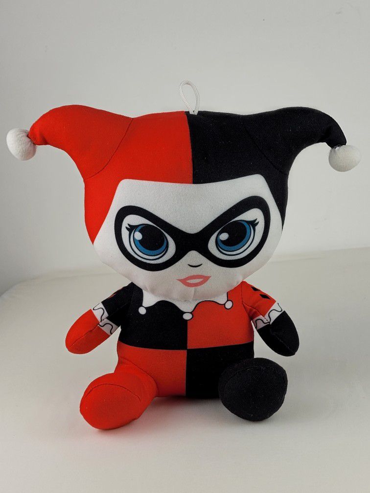Justice League Harley Quinn 10" Superhero 2018 Toy Factory Stuffed Plush