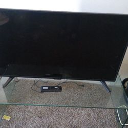 TV And Glass Table 