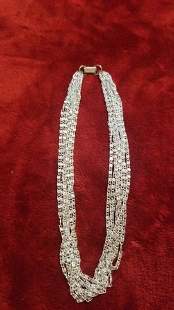 Vintage Silver Strand Choker