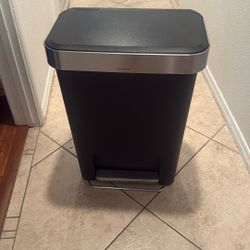 Simplehuman 12 Gallon Rectangular Kitchen Step Can 