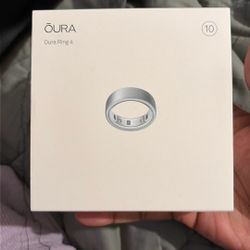 Oura Ring Size 10 Brushed Silver