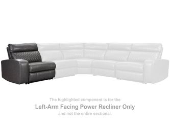 Samperstone Gray LAF Power Recliner 5520358