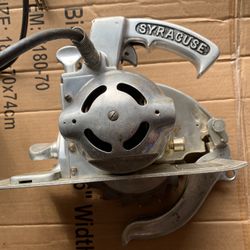 Vintage Porter Cable Speedmatic 88-C Circular Saw Syracuse NY With Metal Case