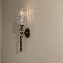 Bronze Candle Wall Sconce