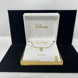 Disney 14K Gold Flash Plated Necklace