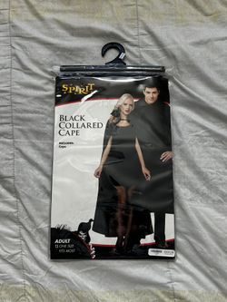Black halloween cape