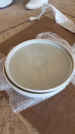 Grey Large Modern Dinner Plates