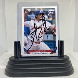 Zach Eflin 2015 White Grandstand Autograph Card#16