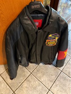 Official Super Bowl XXXVIII Leather Jacket