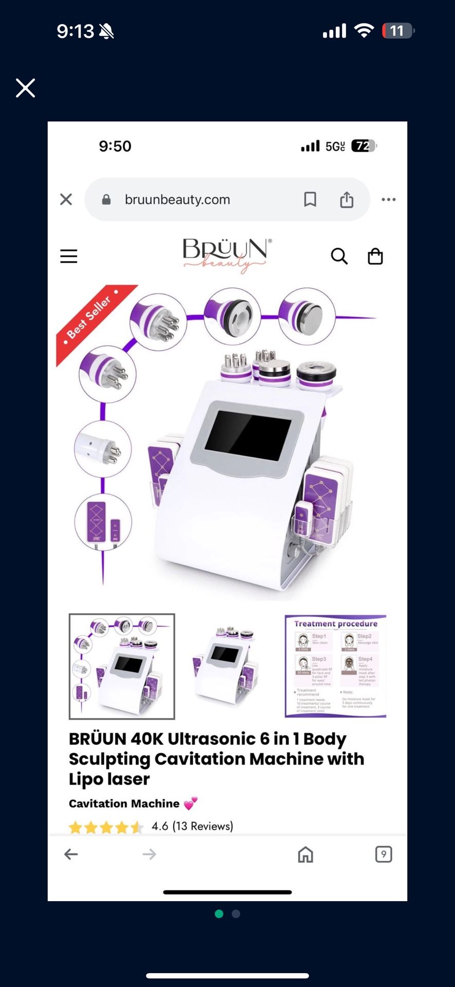 Cavitation Machine  6 In 1 