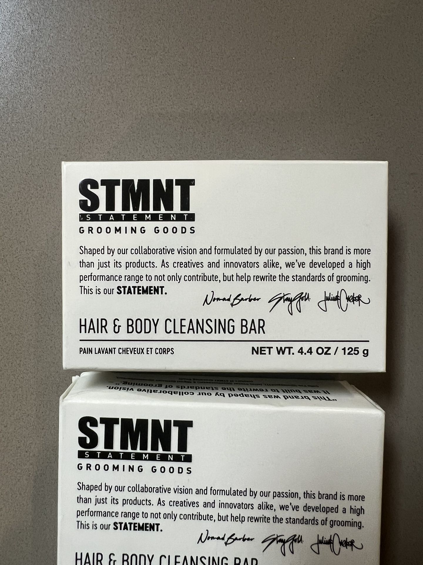STMNT Statement Grooming Goods Hair And Body Cleansing Bars 4.4 oz $5 Each