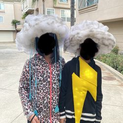 Unique Home Made Rain & Thunder Costume 