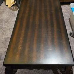Coffee Table Wood Espresso Color