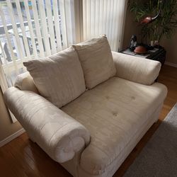 Cream couches