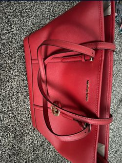 Michael Kors Red Purse 