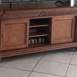 TV Console Table Stand 100% Wood