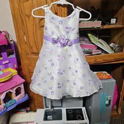 Purple Flower Dress 24 Months