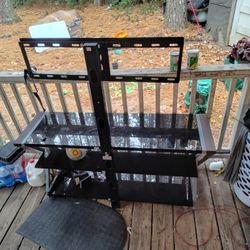 Glass TV Stand