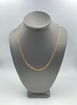 10KT YELLOW GOLD 22” 3.75MM MARINER LINK CHAIN 5.5GR