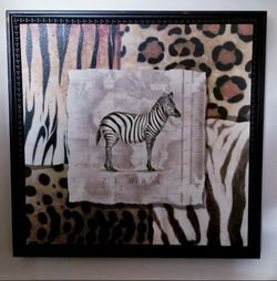 Safari Collage Style Wall Art