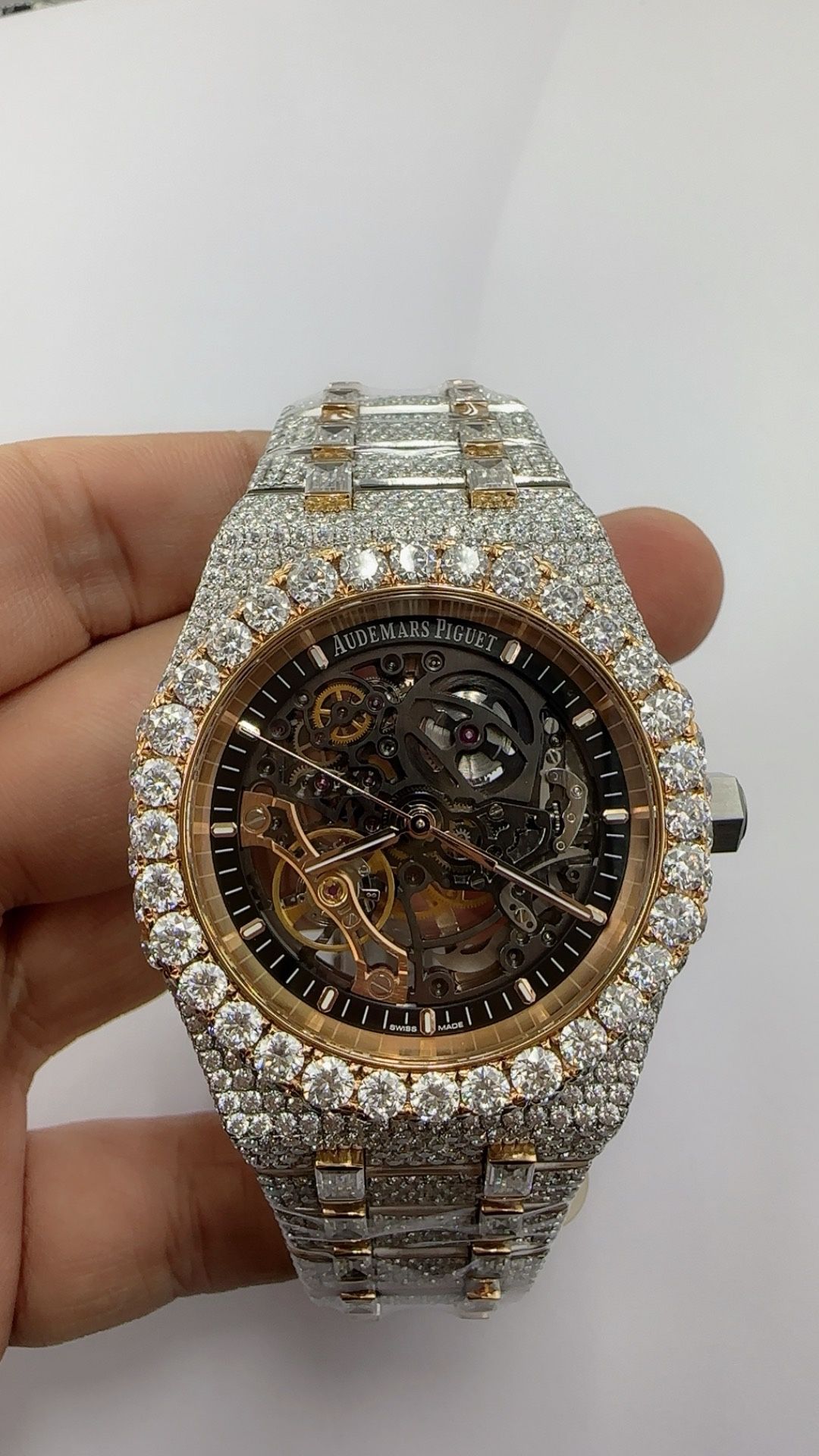 Iced out Ap skeleton