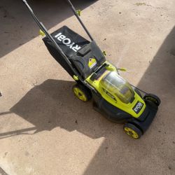 Ryobi 16 in 18v Battery Lawn Mower