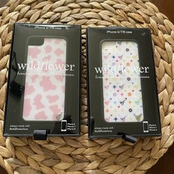 Wildflower Phone Cases for IPhone 6,7 or 8 - $6 for both