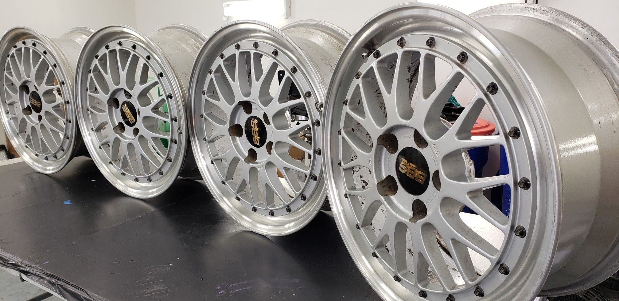 Authentic JDM 17" BBS LMs