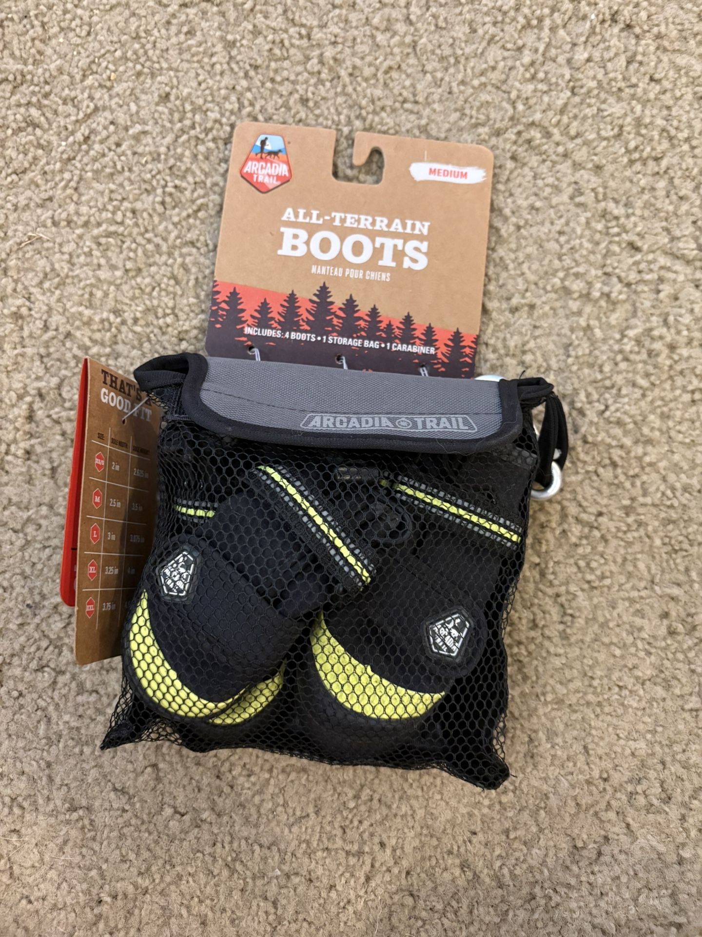 Arcadia Trail Dog All Terrain Boots Medium