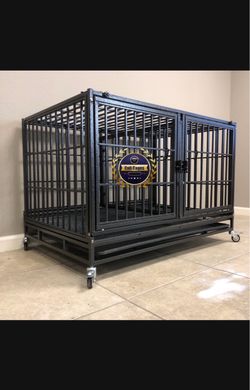 Dog pet cage Kenenl size 43 with divider thick bar