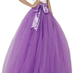 Purple Tulle Skirt XL