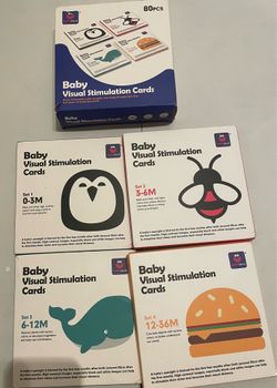 Contrast Flash Cards for Infants 0-36 months