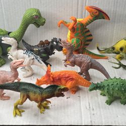 Huge Dinosaur Toy Lot of Branded and Unbranded Dinosaur Toys