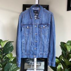 Forever 21 Denim Jean Botton Down Vintage Jacket