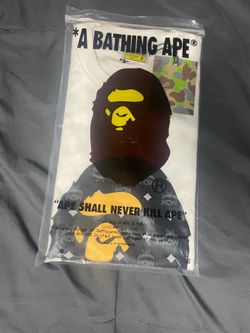 White bape shirt