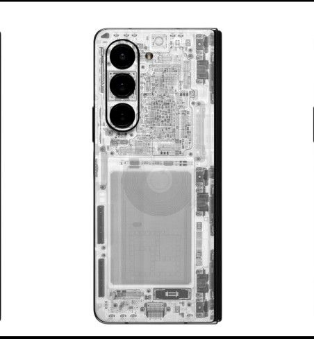 Two D brand Z Fold 5 skin X-Ray (Light)