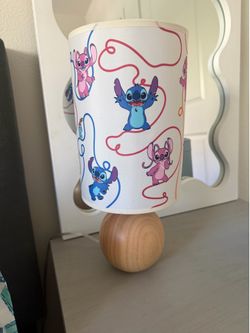 Stitch and Angel Lamp