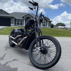 Custom Shadow Bobber, HD Springer Front End