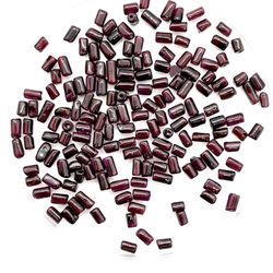 Lot Of Short Garnet Tubes